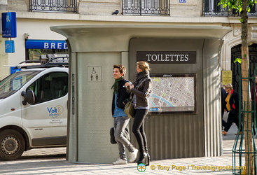 State-of-the-art Paris public toilets